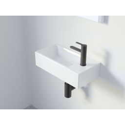 Riho Livit Tiny Wash umywalka 41x20 cm prostokątna biała W012001005