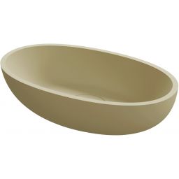 Riho Escala umywalka 55x32 cm owalna nablatowa pebble grey W030001106