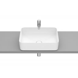 Roca Inspira umywalka 50x37 cm prostokątna nablatowa biała A327530620