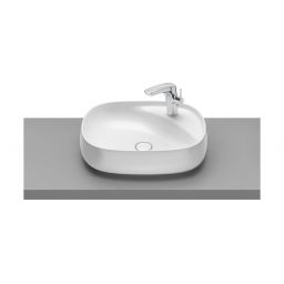Roca Beyond umywalka 58,5x45,5 cm nablatowa biała A3270B8000