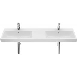 Roca Gap umywalka 140x46 cm prostokątna ścienna-podwójna biała A3270MU000
