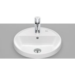 Roca Gap umywalka 40x40 cm okrągła wpuszczana biała A3270Y4000