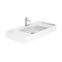 Roca Inspira Square umywalka 100x49 cm ścienna Supraglaze biała A32752AS00