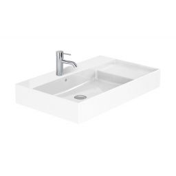 Roca Inspira Square umywalka 80x49 cm ścienna Supraglaze biała A32752BS00