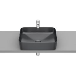 Roca Inspira Square umywalka 50x37 cm nablatowa onyks A327530640