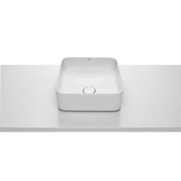 Roca Inspira Square umywalka 37 cm nablatowa kwadratowa biała A327532000
