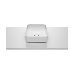 Roca Inspira Square umywalka 37 cm nablatowa kwadratowa Supraglaze biała A327532S00