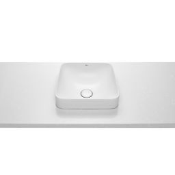 Roca Inspira Square umywalka 37 cm wpuszczana kwadratowa biała A32753R000
