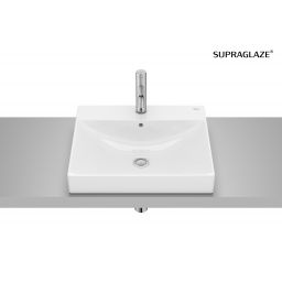 Roca Ona umywalka 50x45 cm prostokątna nablatowa biała A32768LS00