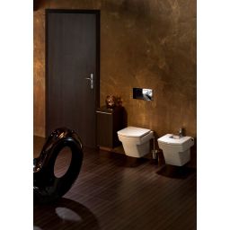 Roca Hall Compacto pokrywa do bidetu biała A806620004