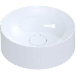 Ruvetti Alana umywalka 39x39 cm okrągła nablatowa biała DOL_AL3913