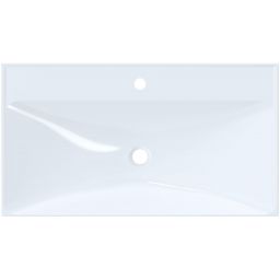 Ruvetti Erna umywalka 80x45 cm prostokątna wpuszczana-nablatowa biała DOL_ER80