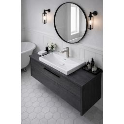 Ruvetti Erna umywalka 80x45 cm prostokątna wpuszczana-nablatowa biała DOL_ER80