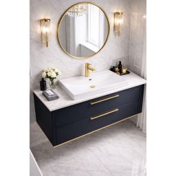 Ruvetti Erna umywalka 80x45 cm prostokątna wpuszczana-nablatowa biała DOL_ER80