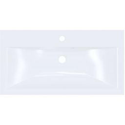 Ruvetti Idalia umywalka 80x42 cm prostokątna wpuszczana biała DOL_ID8042
