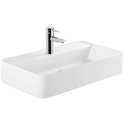 Sanindusa Sanlife umywalka 50x35 cm prostokątna nablatowa biała 136330004