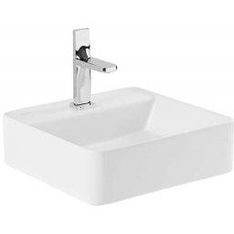 Sanindusa Sanlife umywalka 40,2x40,2 cm kwadratowa nablatowa biała 136720004