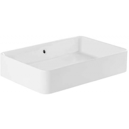 Sanindusa Sanlife umywalka 60,2x40 cm prostokątna nablatowa biała 136739004