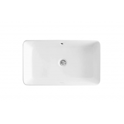 Sanindusa Sanlife umywalka 60,2x40 cm prostokątna nablatowa biała 136739004