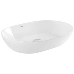Sanindusa Sanlife umywalka 60x42 cm owalna nablatowa biała 136789004