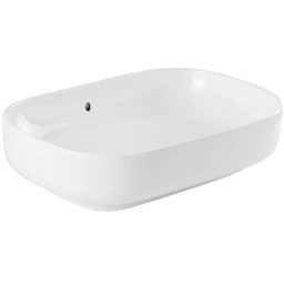 Sanindusa Sanibold umywalka 59,2x40 cm prostokątna nablatowa biała 137310004