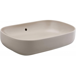 Sanindusa Sanibold umywalka 59,2x40 cm prostokątna nablatowa beż 137310274