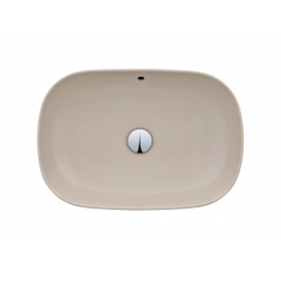 Sanindusa Sanibold umywalka 59,2x40 cm prostokątna nablatowa beż 137310274