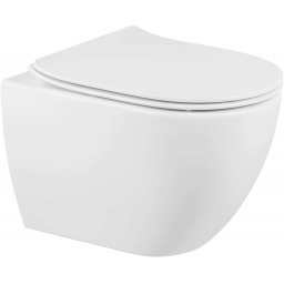 Sanindusa Sanibold miska WC z deską wolnoopadającą wisząca bez kołnierza biały 137938004