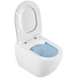 Sanindusa Sanibold miska WC z deską wolnoopadającą wisząca bez kołnierza biały mat 137938604