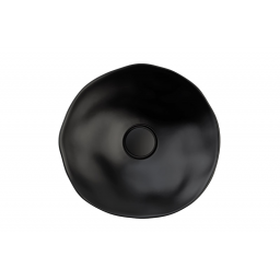 Sanindusa Magmma umywalka 42,5 cm okrągła nablatowa czarna matowa 147734264