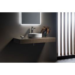 Isvea Infinity Round umywalka 36 cm nablatowa okrągła biała 10NF65036