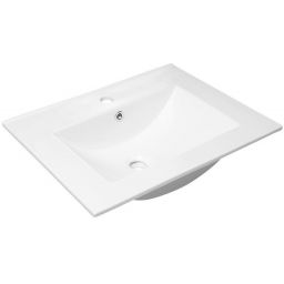 Sapho Slim umywalka 60x46 cm meblowa prostokątna biała 1601-60