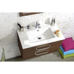 Sapho Slim umywalka 76,5x47 cm meblowa prostokątna biała 1601-75