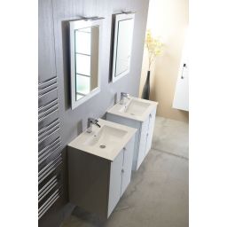 Sapho Slim umywalka 76,5x47 cm meblowa prostokątna biała 1601-75