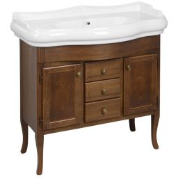 Sapho Retro szafka 89x36,5x80 cm podumywalkowa stojąca buk 1620