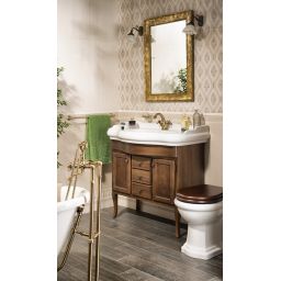 Sapho Retro szafka 89x36,5x80 cm podumywalkowa stojąca buk 1620