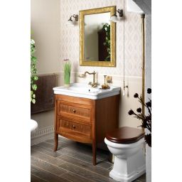 Sapho Retro szafka 73 cm podumywalkowa stojąca drewno bukowe brąz 1654