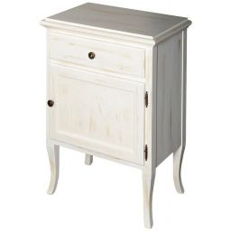 Sapho Retro szafka 60 cm boczna prawa stojąca drewno świerkowe białe 1693