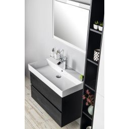 Sapho Kare umywalka 85x45 cm ścienna prostokątna biała 17085