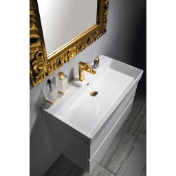 Sapho Kare umywalka 85x45 cm ścienna prostokątna biała 17085