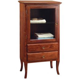 Sapho Retro szafka 60 cm boczna lewa stojąca drewno bukowe brąz 1709