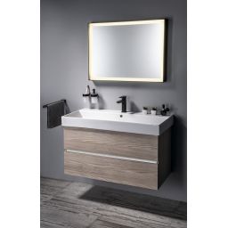 Sapho Kare umywalka 98x46 cm ścienna prostokątna biała 17100