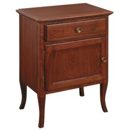 Sapho Retro szafka 60 cm boczna lewa stojąca drewno bukowe brąz 1713