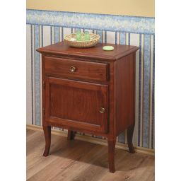 Sapho Retro szafka 60 cm boczna lewa stojąca drewno bukowe brąz 1713