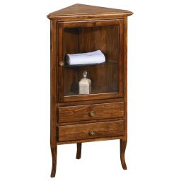 Sapho Retro szafka 61,5 cm narożna prawa stojąca drewno bukowe brąz 1715