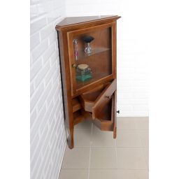 Sapho Retro szafka 61,5 cm narożna prawa stojąca drewno bukowe brąz 1715