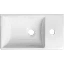 Sapho Minos umywalka 45x26 cm ścienna prostokątna prawa biała 4057