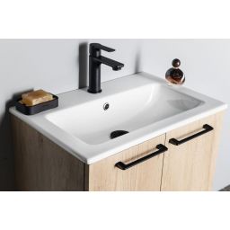 Sapho Practico umywalka 60x40 cm meblowa prostokątna biała 44060