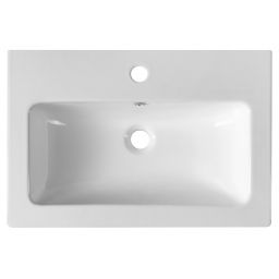 Sapho Practico umywalka 60x40 cm meblowa prostokątna biała 44060