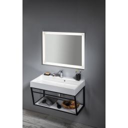 Sapho Amur umywalka 90x46 cm ścienna prostokątna biała 55032